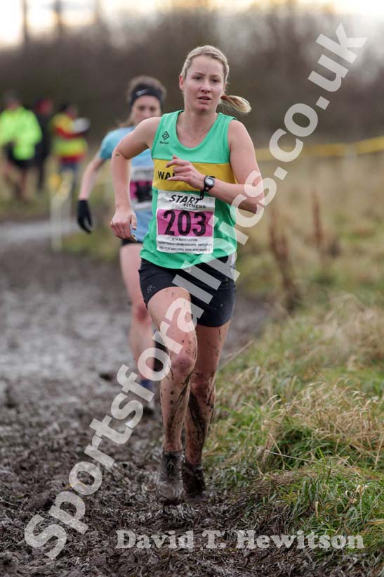 Danielle Hodgkinson (Wallsend)  senior womens 2012 North East Championships, Summerhill Country Park, Hartlepool.